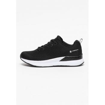 Pantofi sport de plasa cu aspect tricotat Fabric
