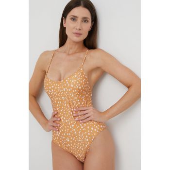 Rip Curl costum de baie culoarea portocaliu, cupa usor rigidizata