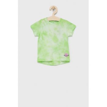United Colors of Benetton tricou de bumbac pentru copii culoarea verde ieftin