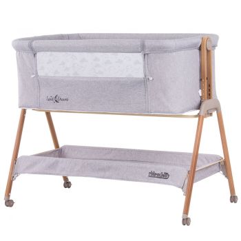 Patut Co-Sleeper Chipolino Sweet Dreams grey wood de firma original