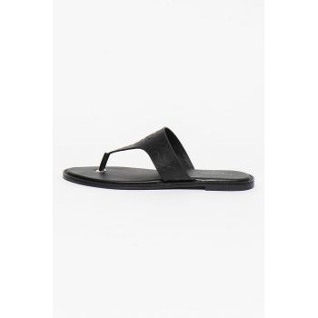 Papuci flip-flop de piele