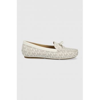 MICHAEL Michael Kors mocasini Juliette Moc femei, culoarea bej, cu toc plat