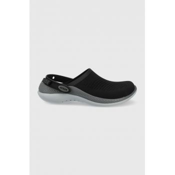 Crocs papuci Literide 360 Clog culoarea negru 206708 de firma originali