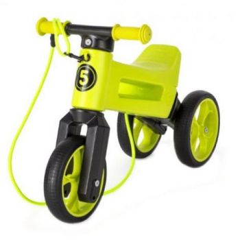 Bicicleta fara pedale Funny Wheels Rider SuperSport 2 in 1 Lime ieftin