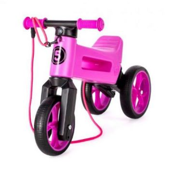 Bicicleta fara pedale Funny Wheels Rider SuperSport 2 in 1 Violet de firma original