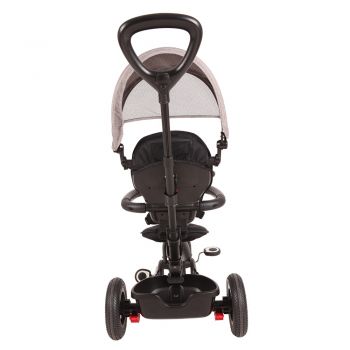Tricicleta cu roti de cauciuc Qplay Rito Rubber Gri Tricicleta cu roti de cauciuc Qplay Rito Rubber Gri