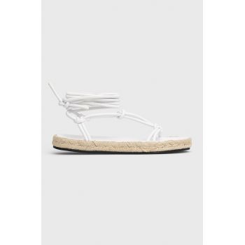 Armani Exchange sandale femei, culoarea alb