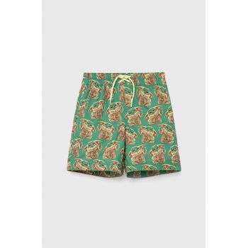 GAP pantaloni scurti de baie copii culoarea verde