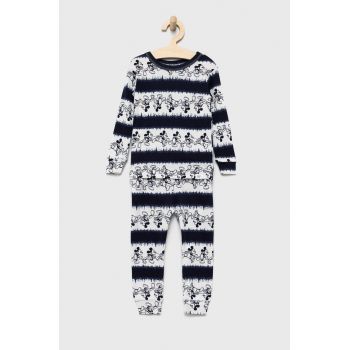 GAP pijamale de bumbac pentru copii culoarea albastru marin, modelator
