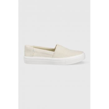 Toms espadrile Parker culoarea bej