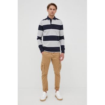 Bomboogie pantaloni barbati, culoarea bej, drept