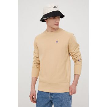 Champion bluza 217223 barbati, culoarea galben, neted