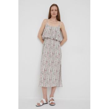 Pepe Jeans rochie Martine maxi, drept ieftina