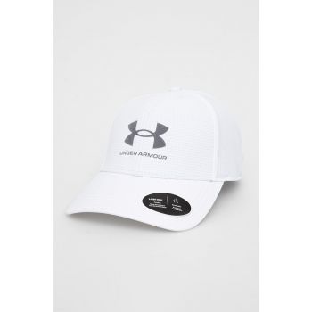 Under Armour șapcă 1361529 culoarea alb, cu imprimeu ieftina