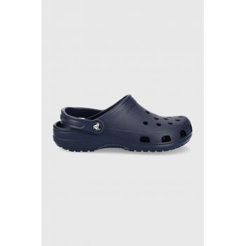 Crocs papuci culoarea albastru marin de firma originali