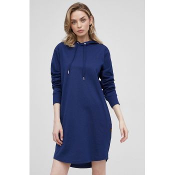 G-Star Raw rochie din bumbac mini, oversize