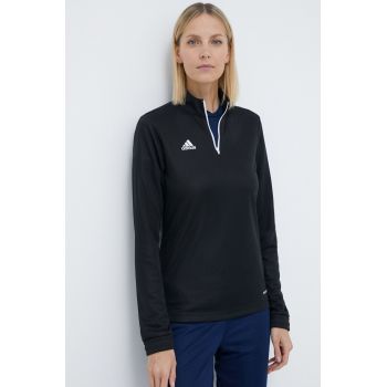 adidas Performance hanorac de antrenament Entrada 22 femei, culoarea negru, uni H57541