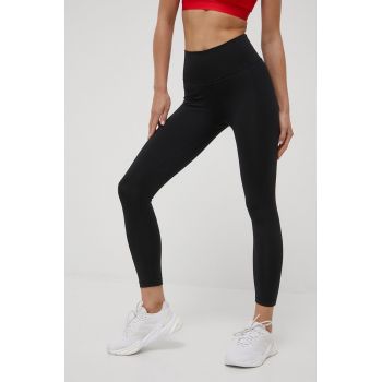 adidas Performance leggins de antrenament Optime H64225 femei, culoarea negru, neted