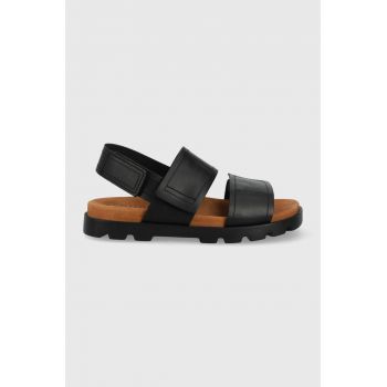 Camper sandale de piele Brutus Sandal barbati, culoarea negru