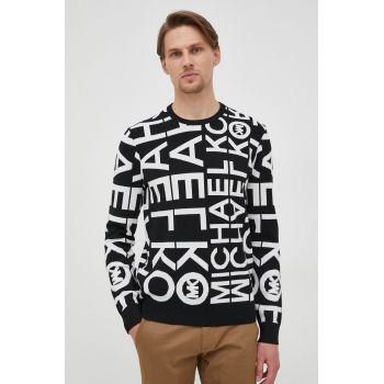 Michael Kors pulover barbati, culoarea negru, light