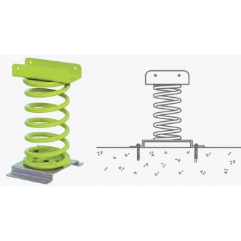 Balansoar pe arc pentru copii Elefant HDPE cu prindere pe beton KBT de firma original