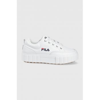 Fila sneakers Sandblast culoarea alb