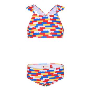 Lego Wear costum de baie copii culoarea rosu ieftin