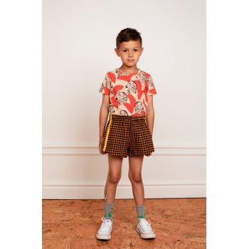 Mini Rodini tricou copii culoarea rosu, modelator