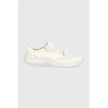 Crocs sneakers Literide 360 Pacer culoarea alb 206705 de firma originali