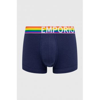 Emporio Armani Underwear boxeri barbati, culoarea albastru marin