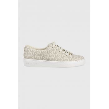 Michael Kors pantofi Keaton Lace Up culoarea gri