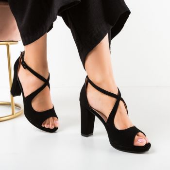 Sandale dama Hunt Negre Sandale dama Hunt Negre