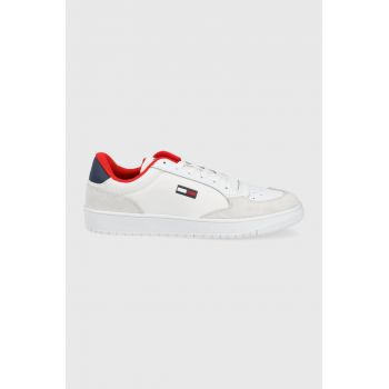 Tommy Jeans sneakers culoarea alb