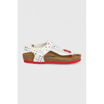 Birkenstock sandale copii culoarea alb de firma originale