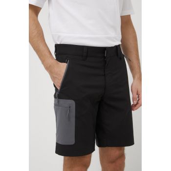 Jack Wolfskin pantaloni scurți outdoor Active Track barbati, culoarea negru