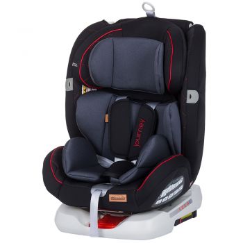 Scaun auto Chipolino Journey 0-36 kg raven cu sistem Isofix si sezut rotativ