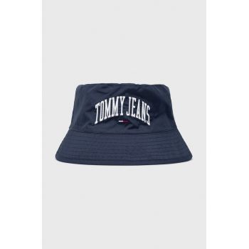 Tommy Jeans palarie cu doua fete culoarea albastru marin