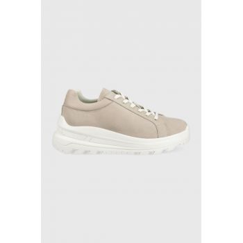 Marc O'Polo sneakers din piele intoarsă Mandy culoarea bej