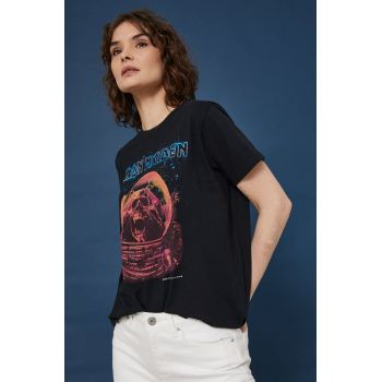 Medicine tricou din bumbac culoarea negru