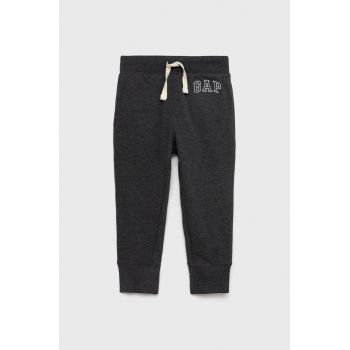 GAP pantaloni de trening pentru copii culoarea gri, modelator