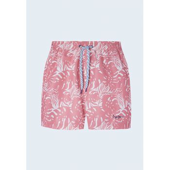 Pantaloni scurti de baie cu imprimeu tropical