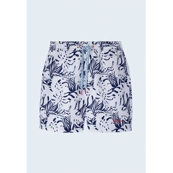 Pantaloni scurti de baie cu imprimeu tropical