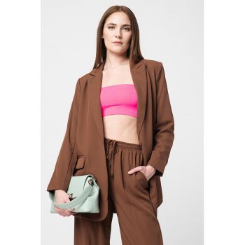 Sacou casual lejer cu buzunare cu clapa Vagna