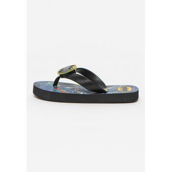 Papuci flip-flop de cauciuc cu tematica Batman ieftini