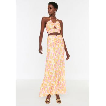 Set de fusta lunga si top crop - 2 piese