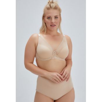 Sutien cu burete si insertii de dantela