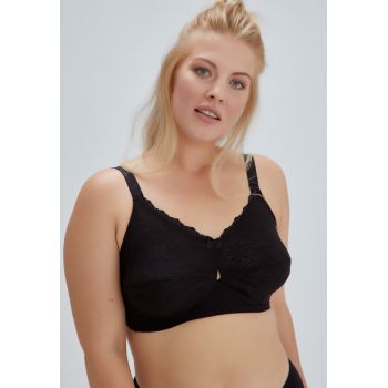 Sutien fara burete cu insertii de dantela