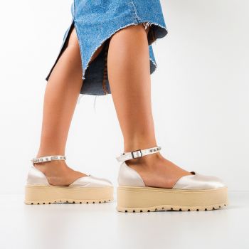 Pantofi casual dama Viset Bej Pantofi casual dama Viset Bej