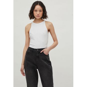 Top halter cu aspect striat Thalia