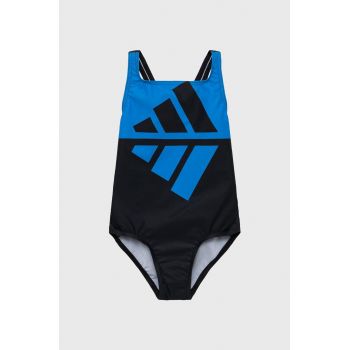 adidas Performance costum de baie copii HC9648 culoarea negru de firma original